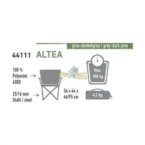 Стул High Peak Altea (Gray/Dark gray)