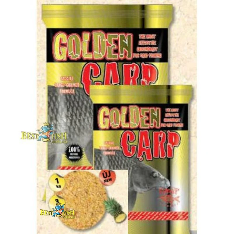 Прикормка TIMAR MIX GOLDEN CARP PINEAPPLE (ананас) 1kg Прикормка TIMAR MIX GOLDEN CARP PINEAPPLE (ананас) 1kg