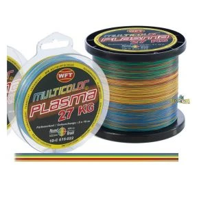 Шнур плетений WFT Plasma Multicolor 0,18 мм 22 кг 3000 м