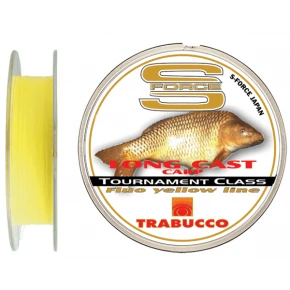 Волосінь Trabucco S-Force Long Cast 300m 0.25mm 8.44kg флюоресцентної-жовта