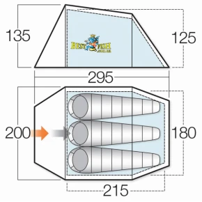 Палатка Vango Ark 300 River